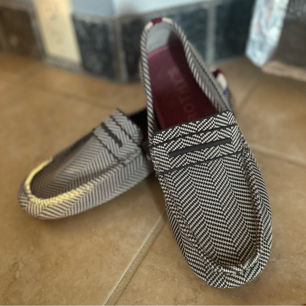 Rothy’s The Driver Iron Herringbone Size 9 - Picture 2 of 3